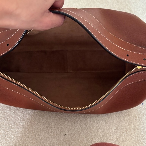 Celine Medium Romy Brown Leather Shoulder Bag - Picture 9 of 11